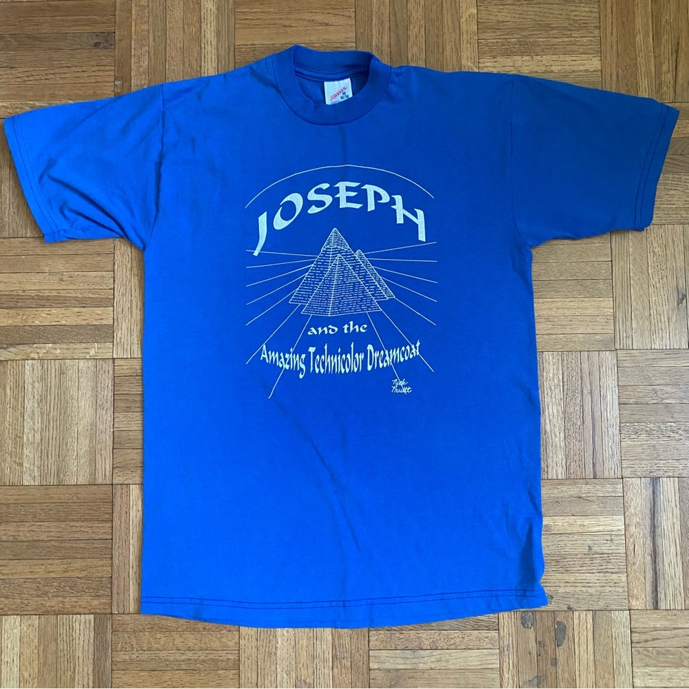 Vintage Joseph and the Amazing Technicolor Dreamcoat T Shirt Single Stitch M